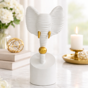 premium gold plated elephant pair showpiece | polyresin decor item (copy)